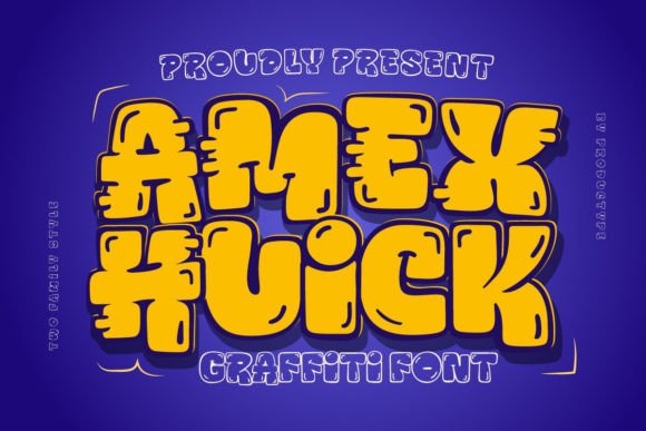 Amex Huick Font for Creative Makers