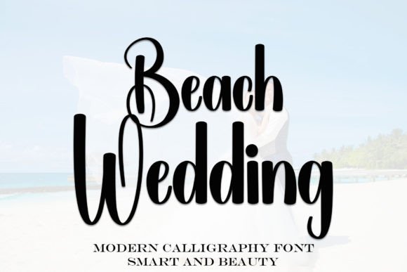 Beach Wedding Font for Elegant Branding