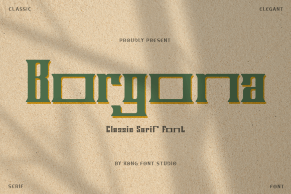 Borgona Font for Creative Projects
