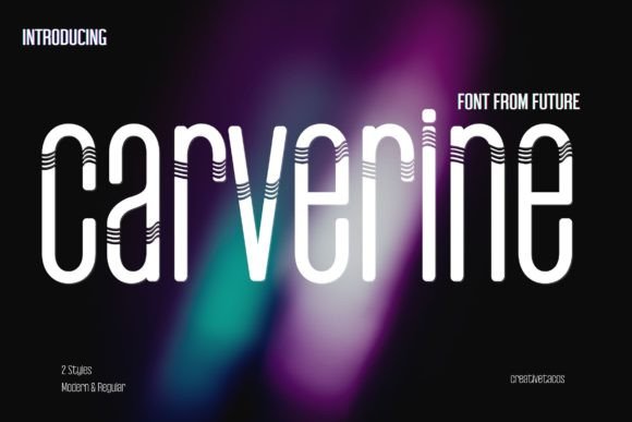 Carverine: A Modern Display Font for Bold Campaigns