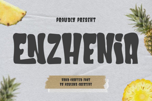 Enzhenia Font for Creative Projects