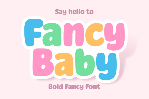 Fancy Baby Display Font for Joyful Web Design