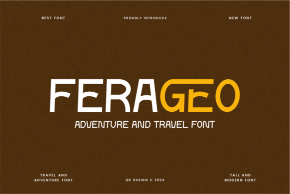 Ferageo: A Bold Display Font for Creative Projects