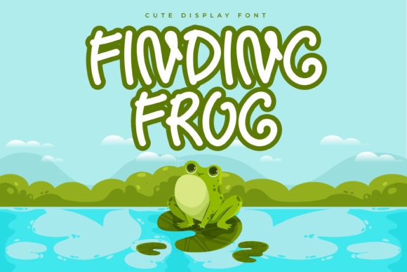 Finding Frog: A Playful Display Font for Digital Design and Children's Projects