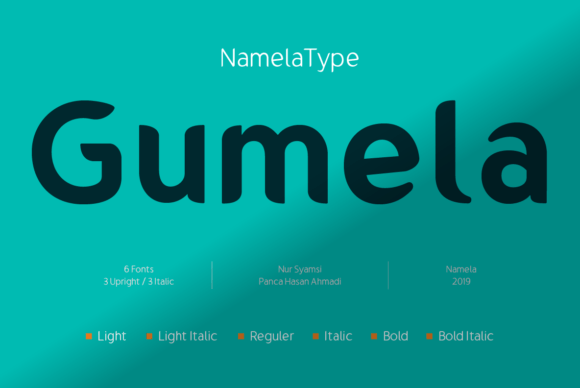 Gumela: A Modern Display Font for Your Brand Identity