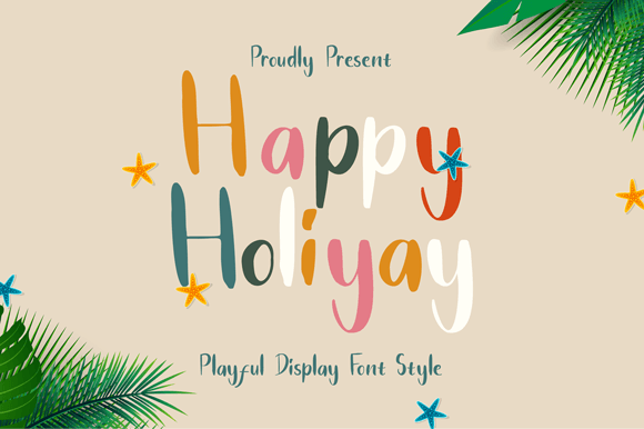 Happy Holiyay Font for Creative Projects