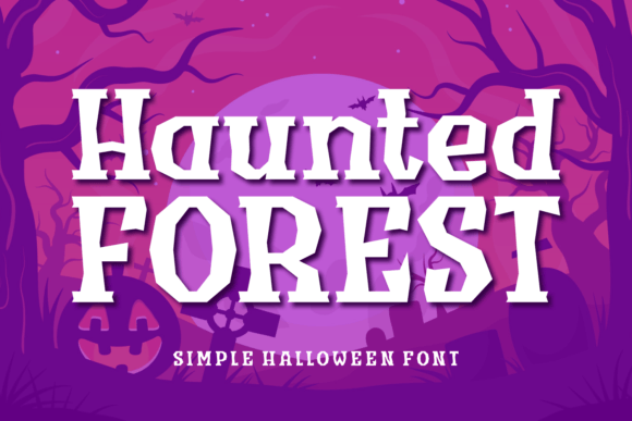 Haunted Forest Review: A Masterfully Crafted Halloween Display Font
