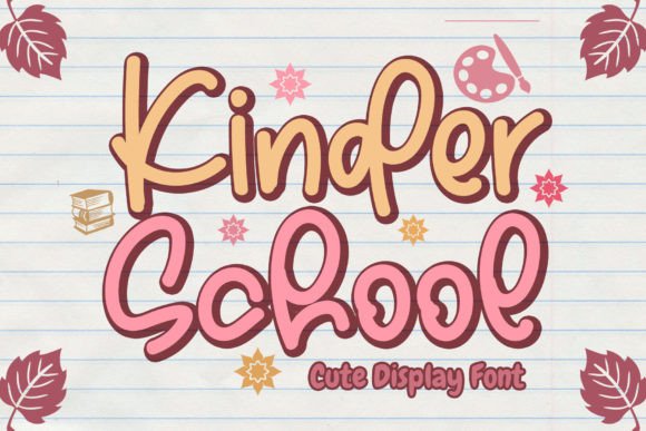 Kinder School Font for Handcrafted Branding and Packaging