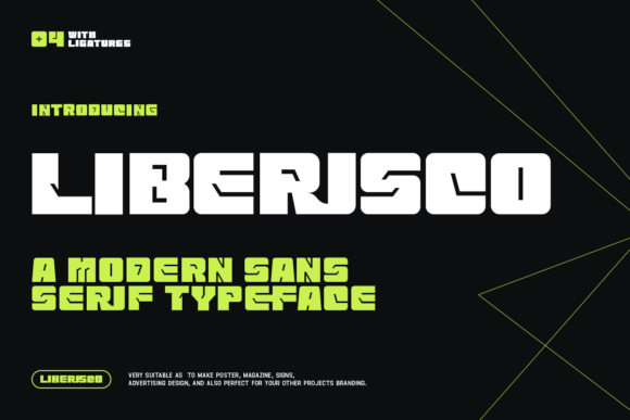 Liberisco: A Striking Display Font for Editorial Design