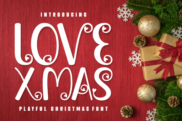 Love Xmas Font for Festive Branding