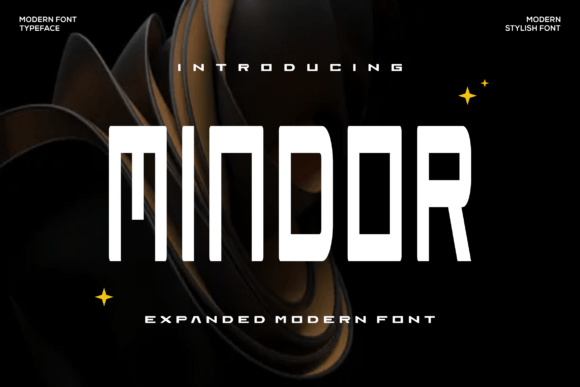 Mindor Font for Editorial Design and Publication Branding