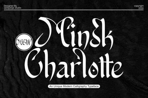 Minsk Charlotte: A Modern Calligraphy Font for Small Business Branding