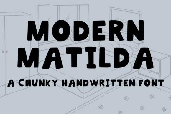 Modern Matilda Font for Editorial Design