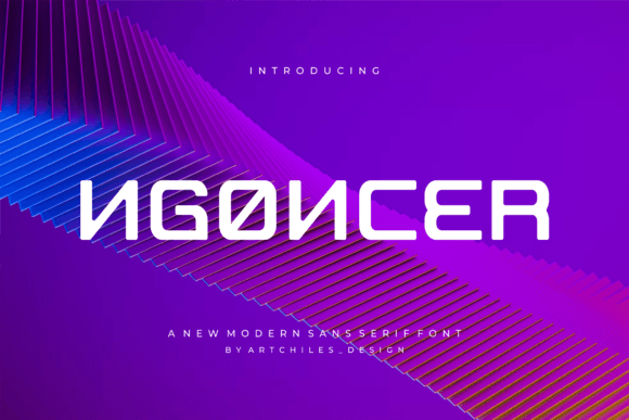 Ngoncer Font for Creative Projects
