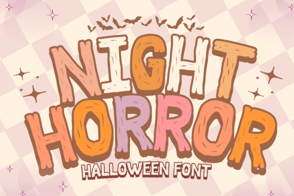 Night Horror: A Playful Display Font for Bold Halloween Branding
