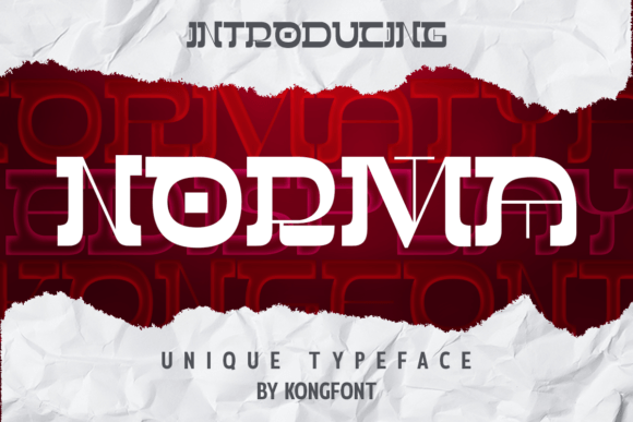 Norma – A Bold Display Font
