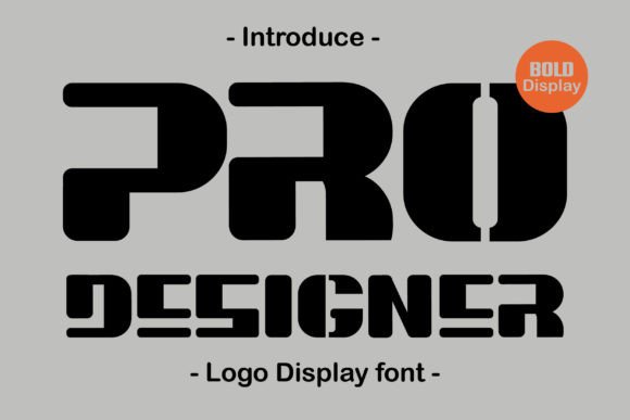 Pro Designer: A Chic Display Font for Confident Branding