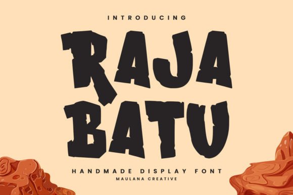 Raja Batu Font for Creative Design