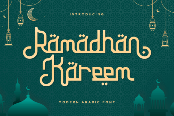 Ramadhan Kareem Display Font for Festive Campaigns