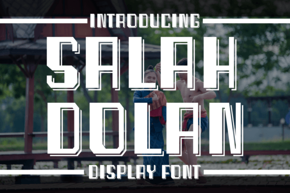 Salah Dolan Font for Creative Projects