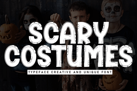 Scary Costumes Display Font for Small Business Branding