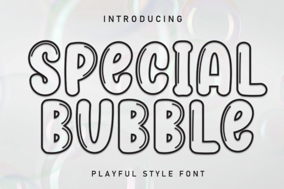 Special Bubble Font