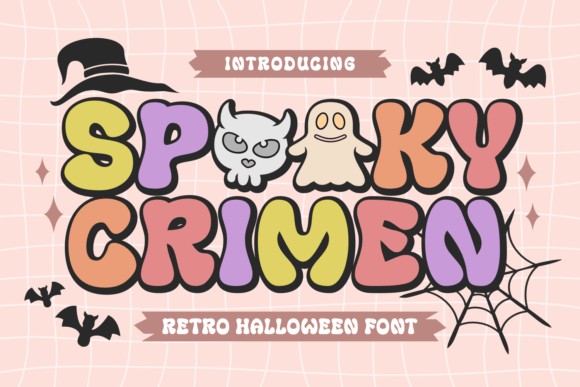 Spooky Crimen Font for Editorial Design Projects