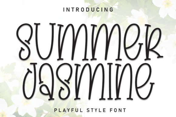 Summer Jasmine Font for Business Branding