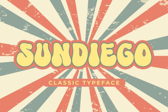 Sundiego Font: Retro Display Style