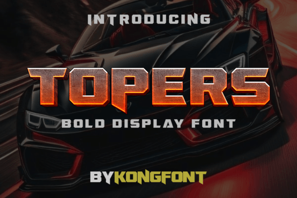 Topers Font for Bold Design