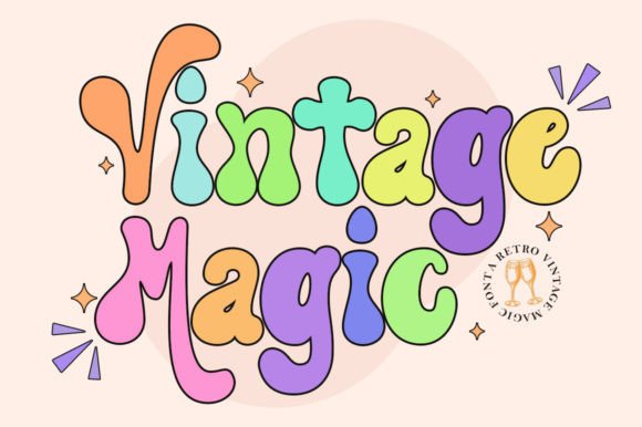 Vintage Magic Font for Web Design